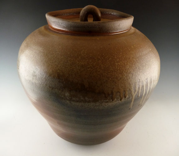 John Benn - Wood Fired Lidded Jar